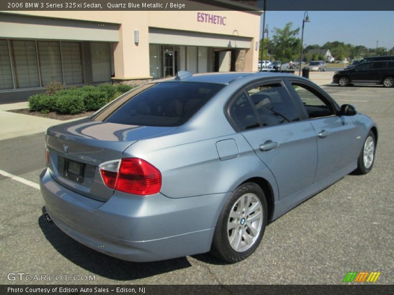 Quartz Blue Metallic / Beige 2006 BMW 3 Series 325xi Sedan