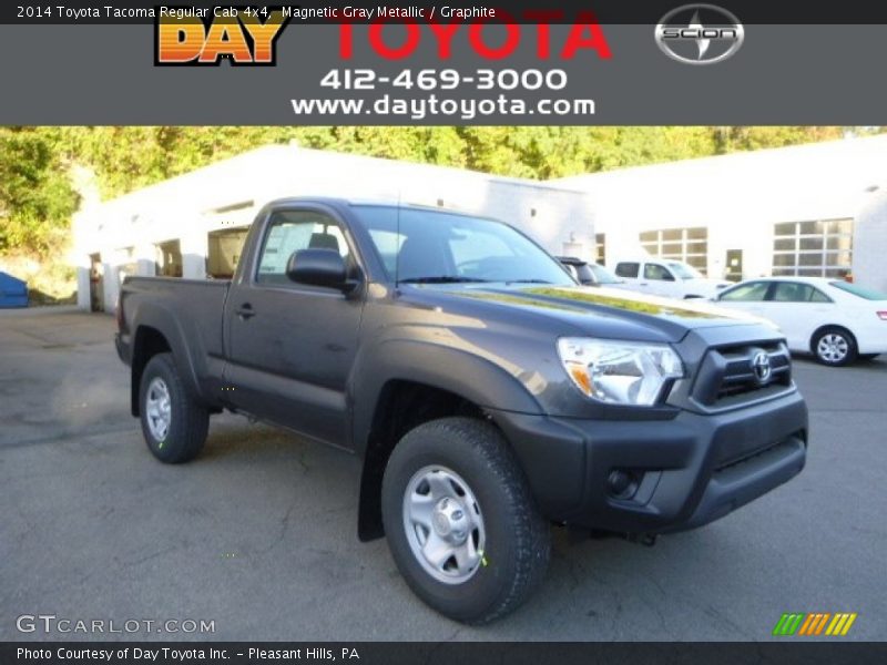 Magnetic Gray Metallic / Graphite 2014 Toyota Tacoma Regular Cab 4x4