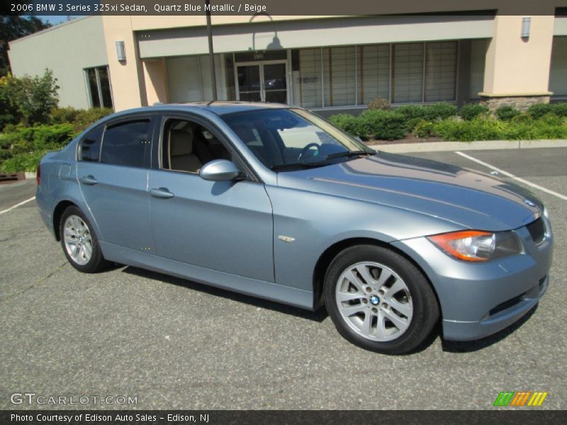 Quartz Blue Metallic / Beige 2006 BMW 3 Series 325xi Sedan