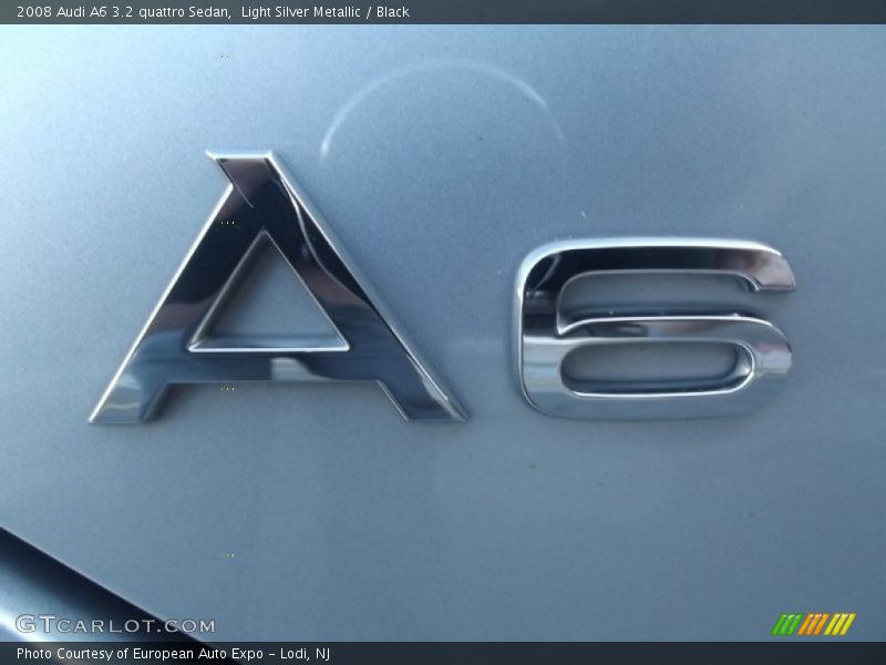 Light Silver Metallic / Black 2008 Audi A6 3.2 quattro Sedan