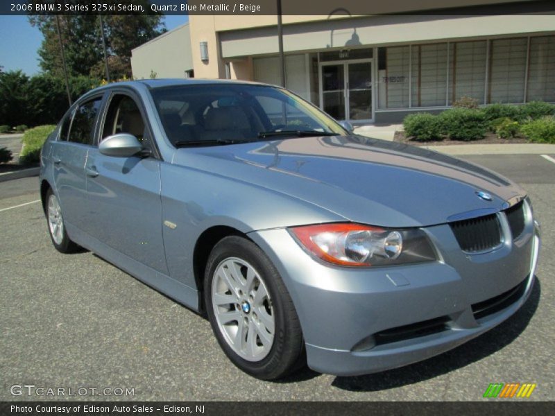 Quartz Blue Metallic / Beige 2006 BMW 3 Series 325xi Sedan