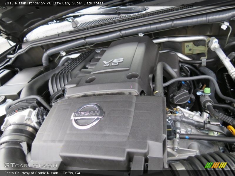 Super Black / Steel 2013 Nissan Frontier SV V6 Crew Cab