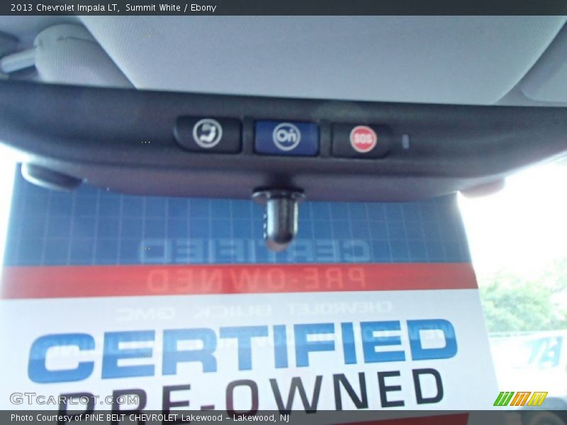 Summit White / Ebony 2013 Chevrolet Impala LT