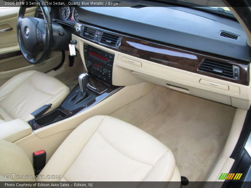 Quartz Blue Metallic / Beige 2006 BMW 3 Series 325xi Sedan