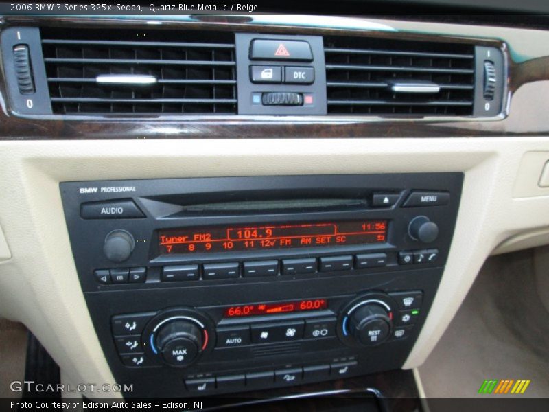Quartz Blue Metallic / Beige 2006 BMW 3 Series 325xi Sedan