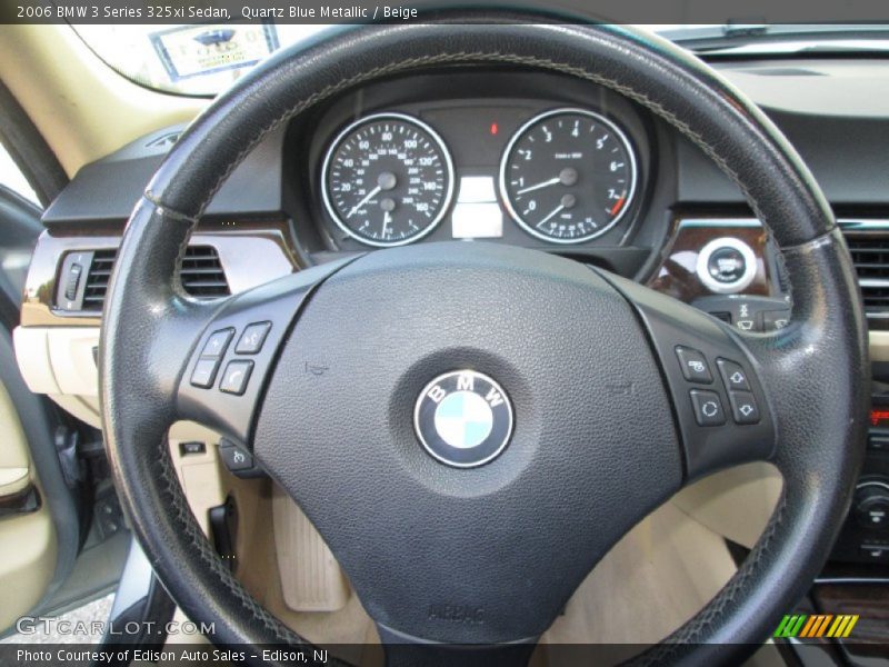 Quartz Blue Metallic / Beige 2006 BMW 3 Series 325xi Sedan