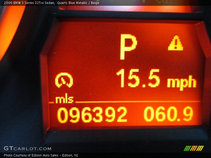 Quartz Blue Metallic / Beige 2006 BMW 3 Series 325xi Sedan
