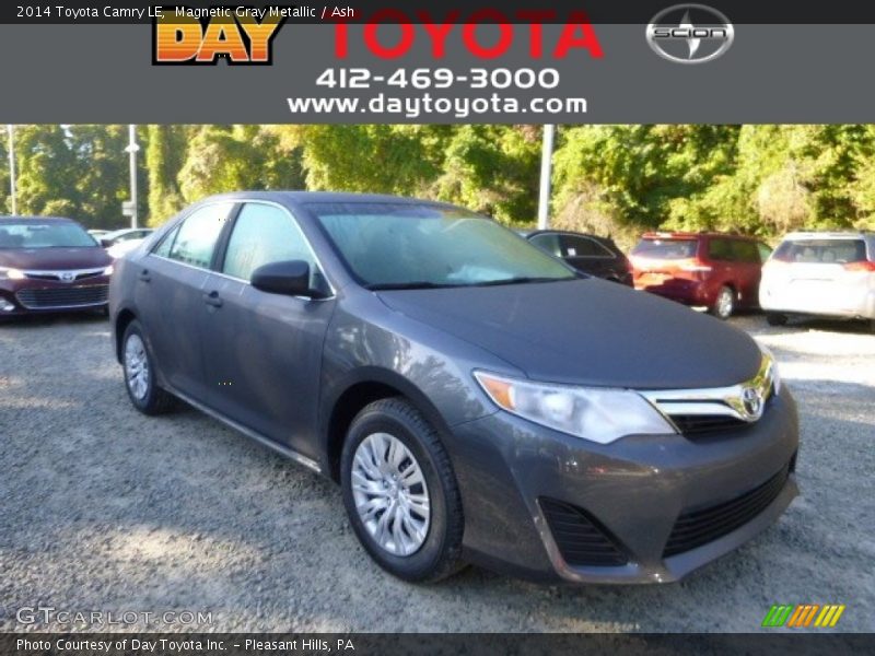 Magnetic Gray Metallic / Ash 2014 Toyota Camry LE