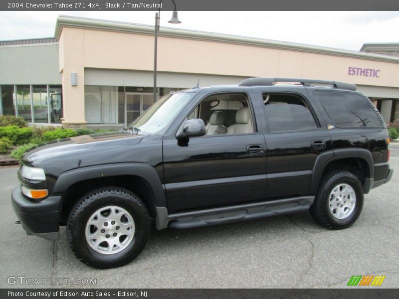 Black / Tan/Neutral 2004 Chevrolet Tahoe Z71 4x4
