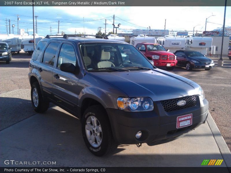 Tungsten Grey Metallic / Medium/Dark Flint 2007 Ford Escape XLT V6