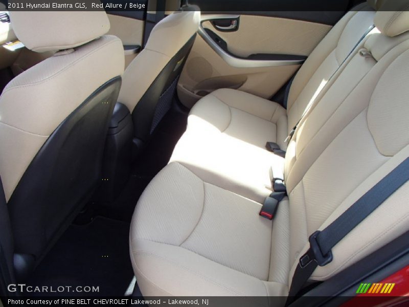 Red Allure / Beige 2011 Hyundai Elantra GLS