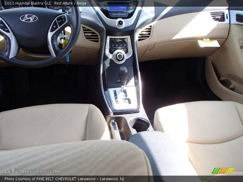 Red Allure / Beige 2011 Hyundai Elantra GLS