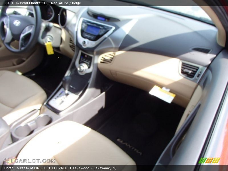 Red Allure / Beige 2011 Hyundai Elantra GLS