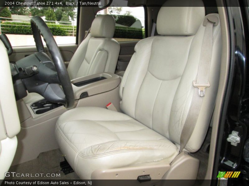 Black / Tan/Neutral 2004 Chevrolet Tahoe Z71 4x4