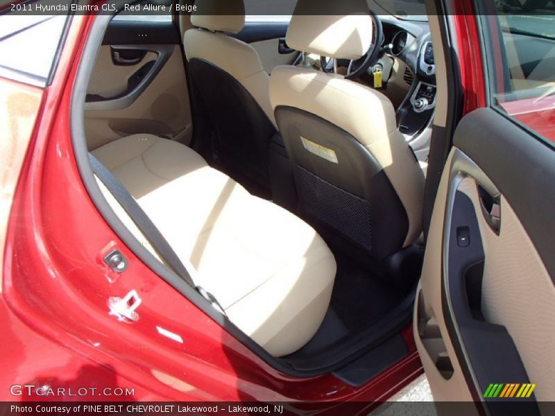 Red Allure / Beige 2011 Hyundai Elantra GLS