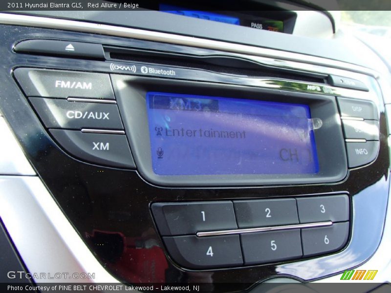 Red Allure / Beige 2011 Hyundai Elantra GLS