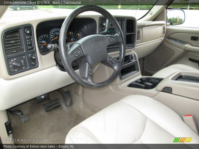 Black / Tan/Neutral 2004 Chevrolet Tahoe Z71 4x4