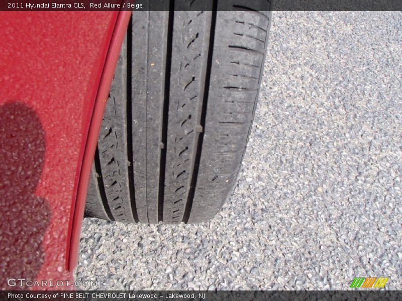 Red Allure / Beige 2011 Hyundai Elantra GLS