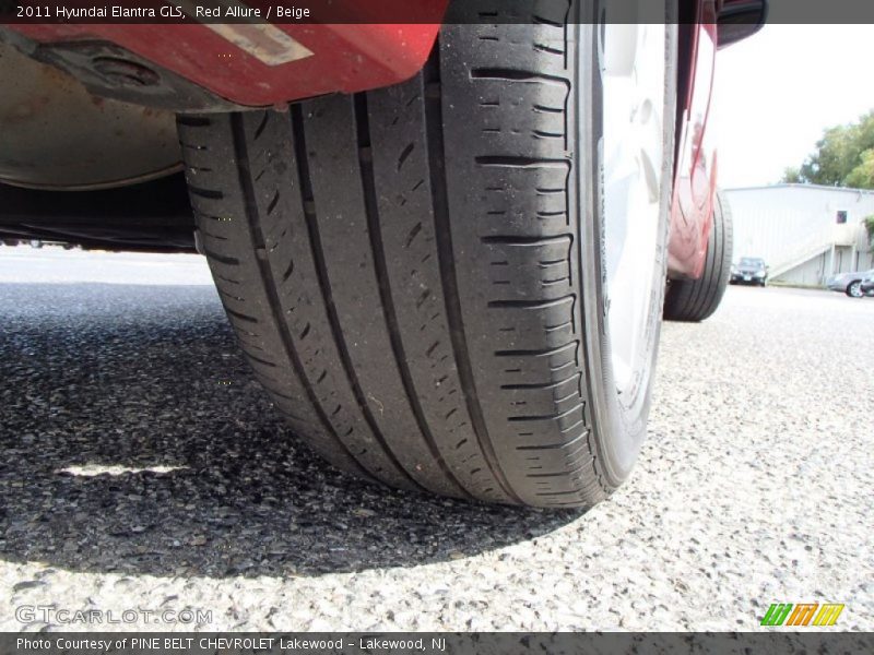 Red Allure / Beige 2011 Hyundai Elantra GLS