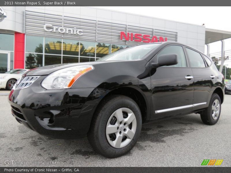 Super Black / Black 2013 Nissan Rogue S