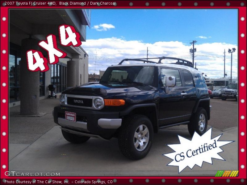 Black Diamond / Dark Charcoal 2007 Toyota FJ Cruiser 4WD