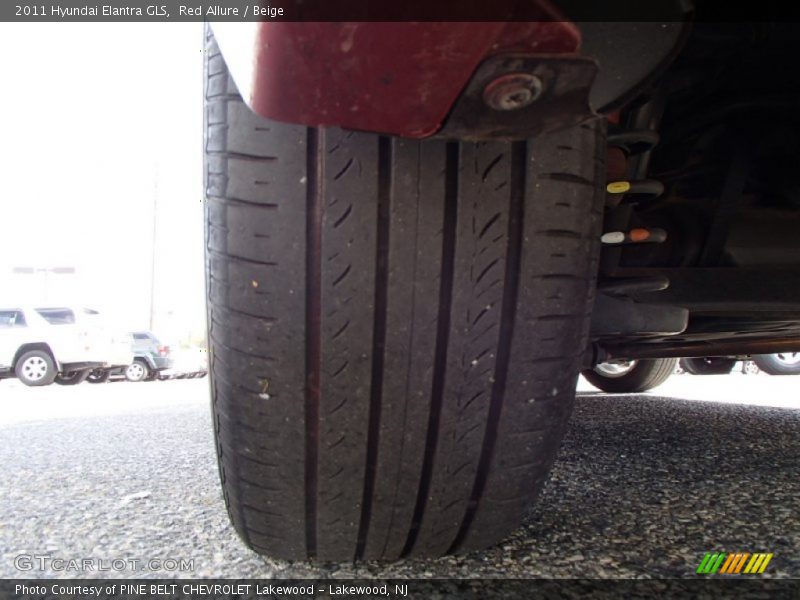 Red Allure / Beige 2011 Hyundai Elantra GLS