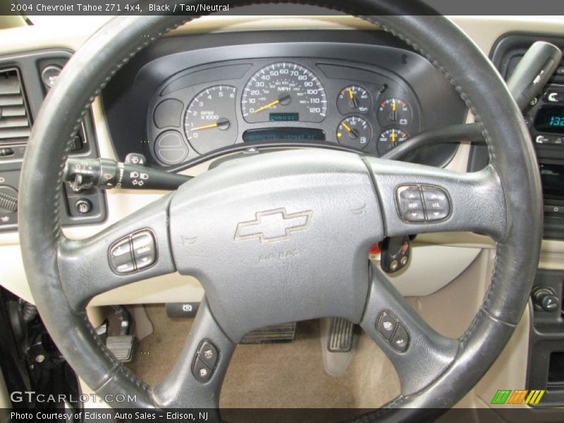 Black / Tan/Neutral 2004 Chevrolet Tahoe Z71 4x4