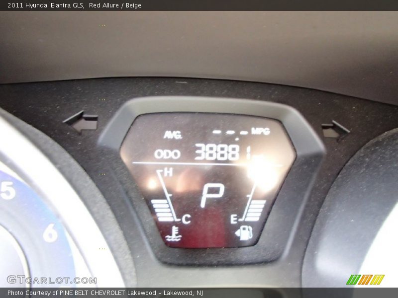 Red Allure / Beige 2011 Hyundai Elantra GLS
