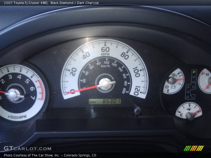 Black Diamond / Dark Charcoal 2007 Toyota FJ Cruiser 4WD