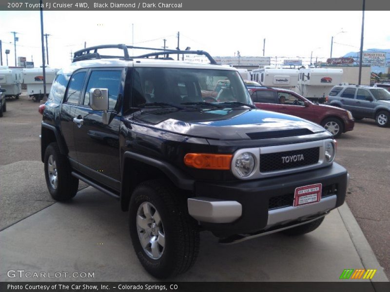 Black Diamond / Dark Charcoal 2007 Toyota FJ Cruiser 4WD