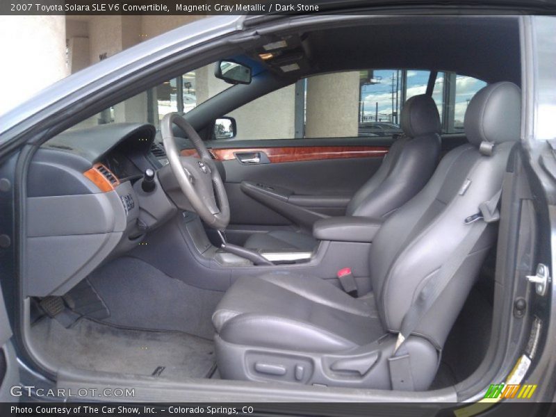 Magnetic Gray Metallic / Dark Stone 2007 Toyota Solara SLE V6 Convertible