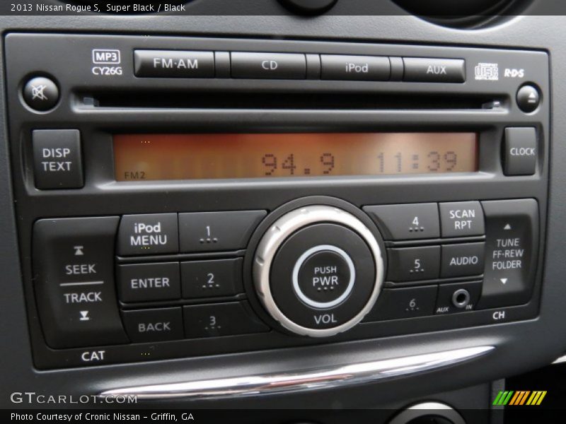 Super Black / Black 2013 Nissan Rogue S