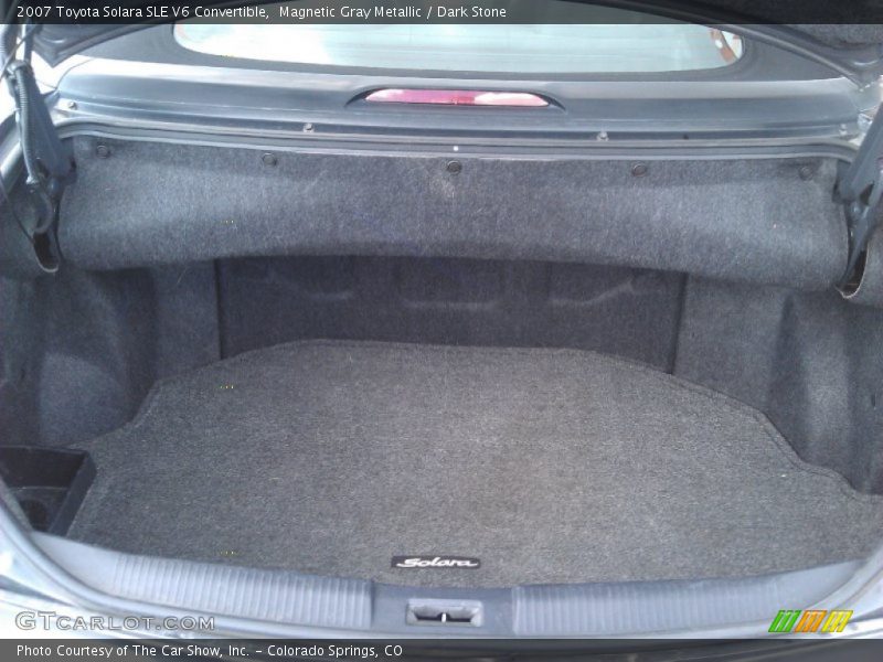 Magnetic Gray Metallic / Dark Stone 2007 Toyota Solara SLE V6 Convertible