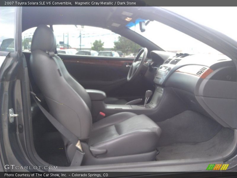 Magnetic Gray Metallic / Dark Stone 2007 Toyota Solara SLE V6 Convertible