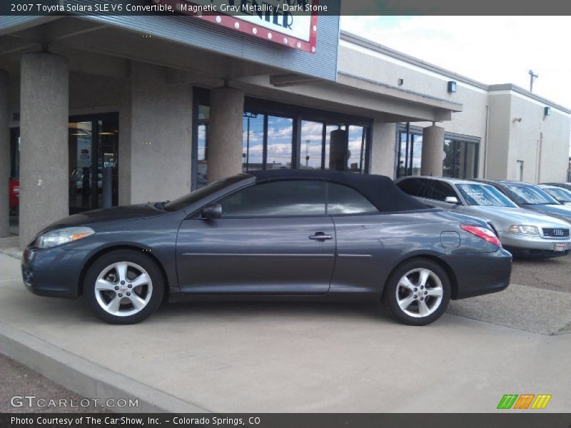 Magnetic Gray Metallic / Dark Stone 2007 Toyota Solara SLE V6 Convertible