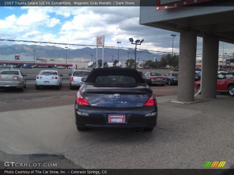 Magnetic Gray Metallic / Dark Stone 2007 Toyota Solara SLE V6 Convertible