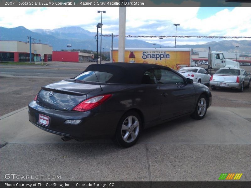 Magnetic Gray Metallic / Dark Stone 2007 Toyota Solara SLE V6 Convertible