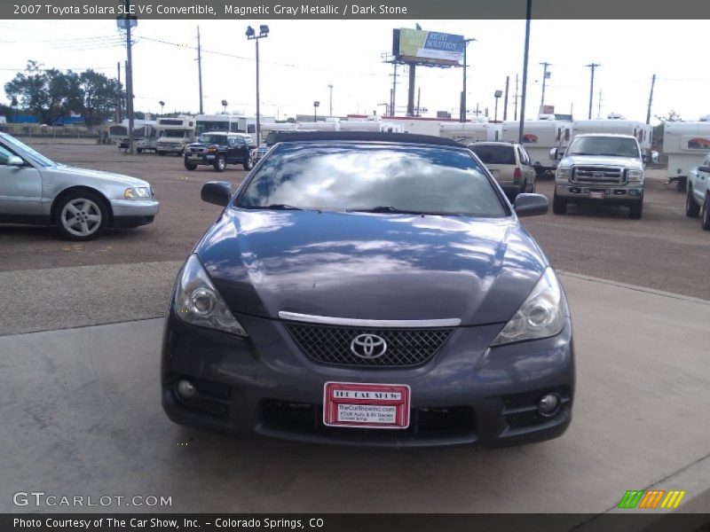 Magnetic Gray Metallic / Dark Stone 2007 Toyota Solara SLE V6 Convertible