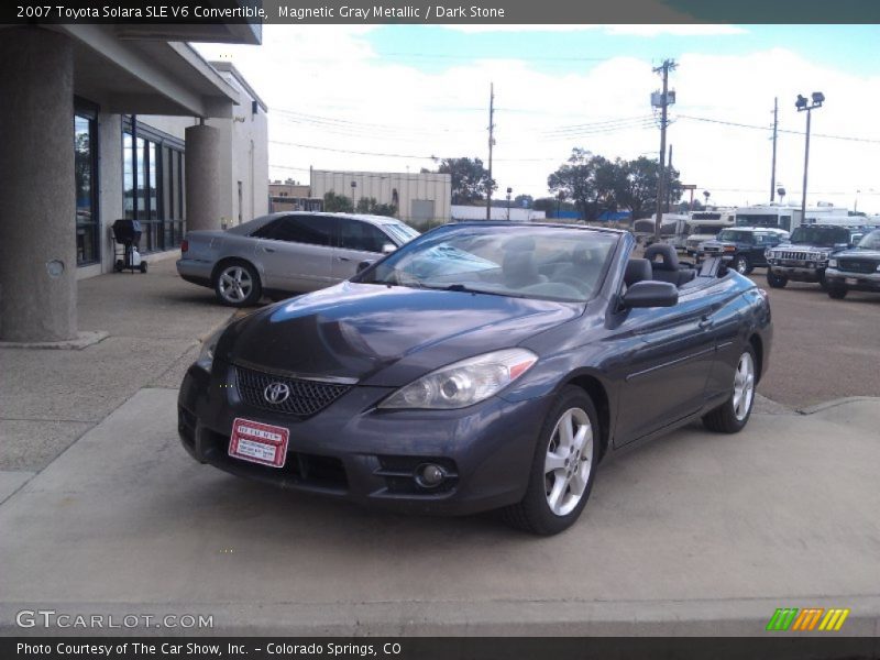 Magnetic Gray Metallic / Dark Stone 2007 Toyota Solara SLE V6 Convertible