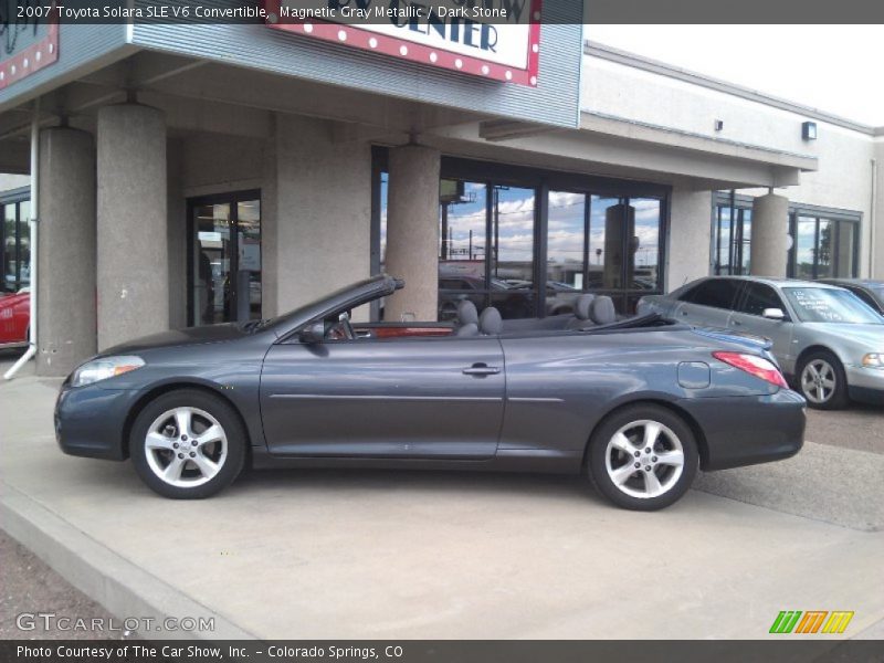Magnetic Gray Metallic / Dark Stone 2007 Toyota Solara SLE V6 Convertible