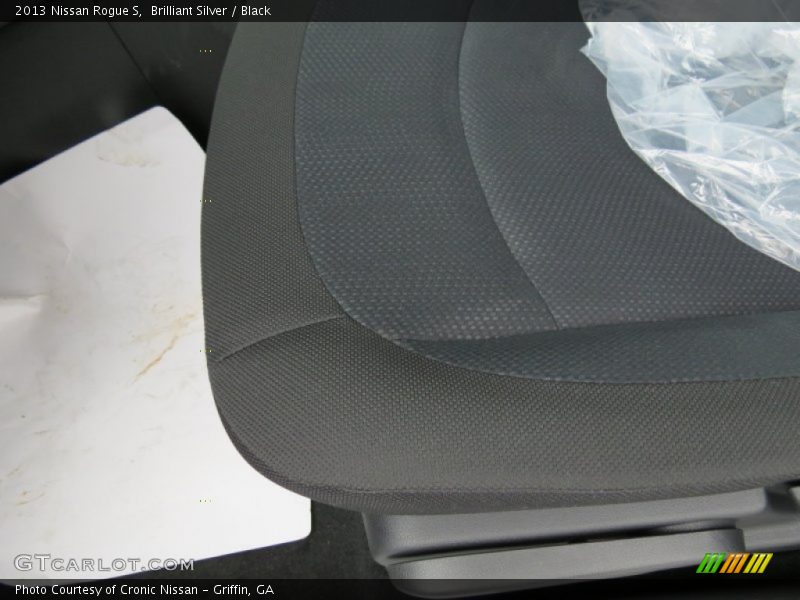 Brilliant Silver / Black 2013 Nissan Rogue S