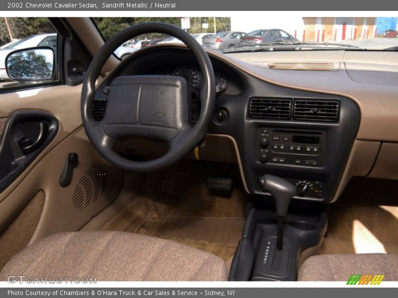Sandrift Metallic / Neutral 2002 Chevrolet Cavalier Sedan