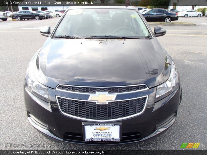 Black Granite Metallic / Jet Black 2013 Chevrolet Cruze LT
