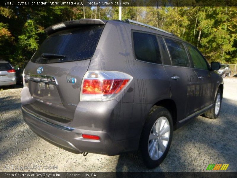 Predawn Gray Mica / Ash 2013 Toyota Highlander Hybrid Limited 4WD