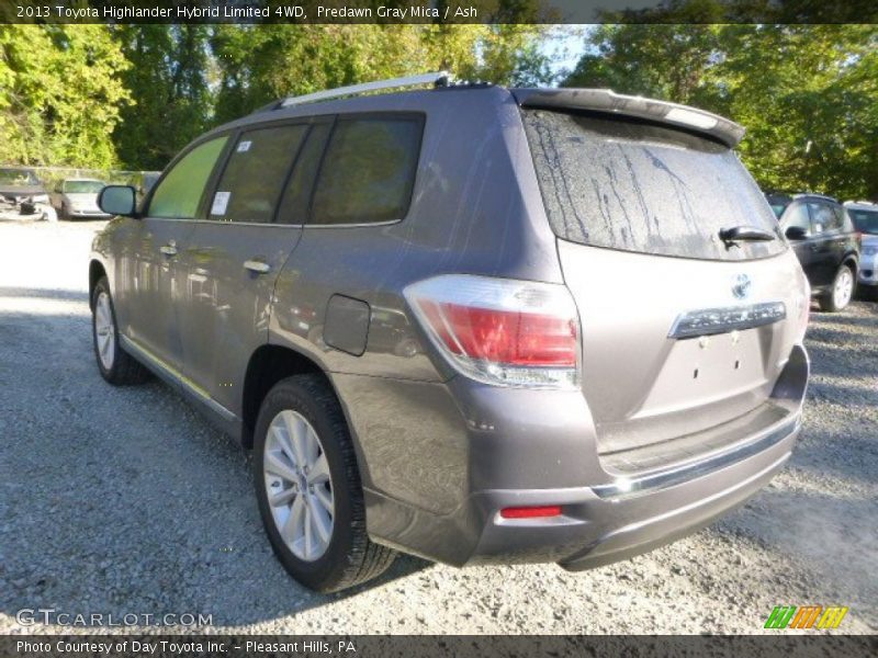 Predawn Gray Mica / Ash 2013 Toyota Highlander Hybrid Limited 4WD