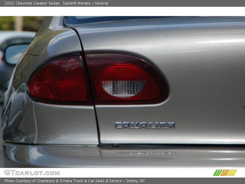 Sandrift Metallic / Neutral 2002 Chevrolet Cavalier Sedan