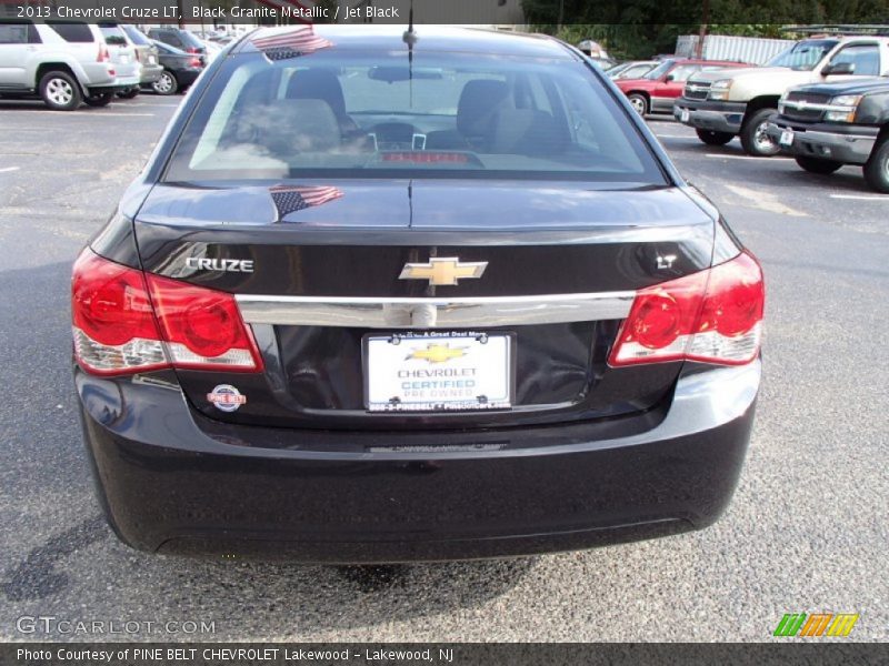 Black Granite Metallic / Jet Black 2013 Chevrolet Cruze LT