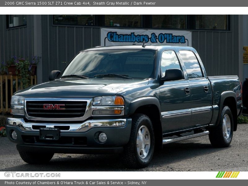 Stealth Gray Metallic / Dark Pewter 2006 GMC Sierra 1500 SLT Z71 Crew Cab 4x4