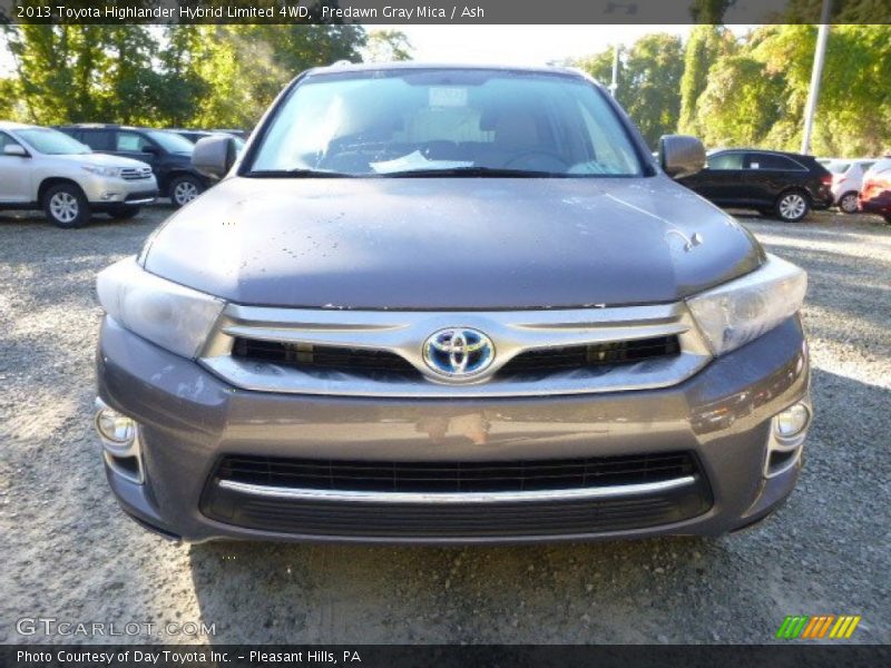 Predawn Gray Mica / Ash 2013 Toyota Highlander Hybrid Limited 4WD