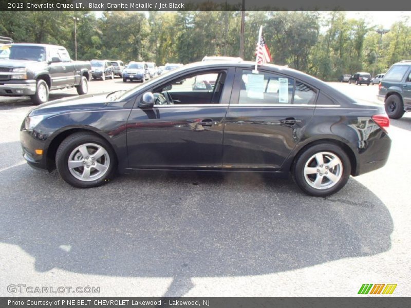 Black Granite Metallic / Jet Black 2013 Chevrolet Cruze LT